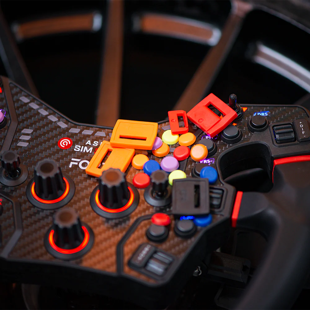 Asetek SimSports® Steering Wheel Button Color Kit