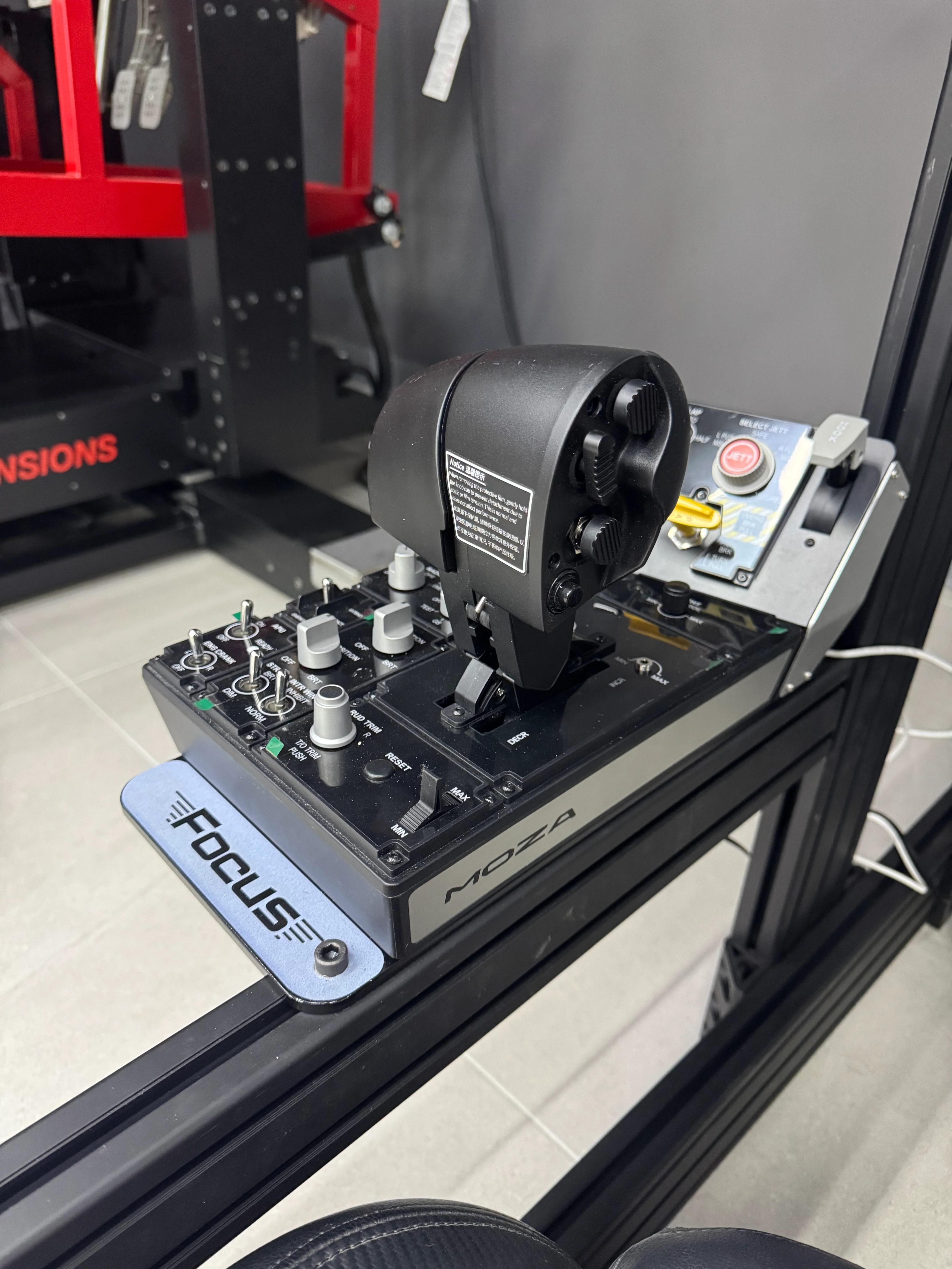 Focus Sim Racing Rig Mounting Plate for MOZA MTP Throttle - Image 3