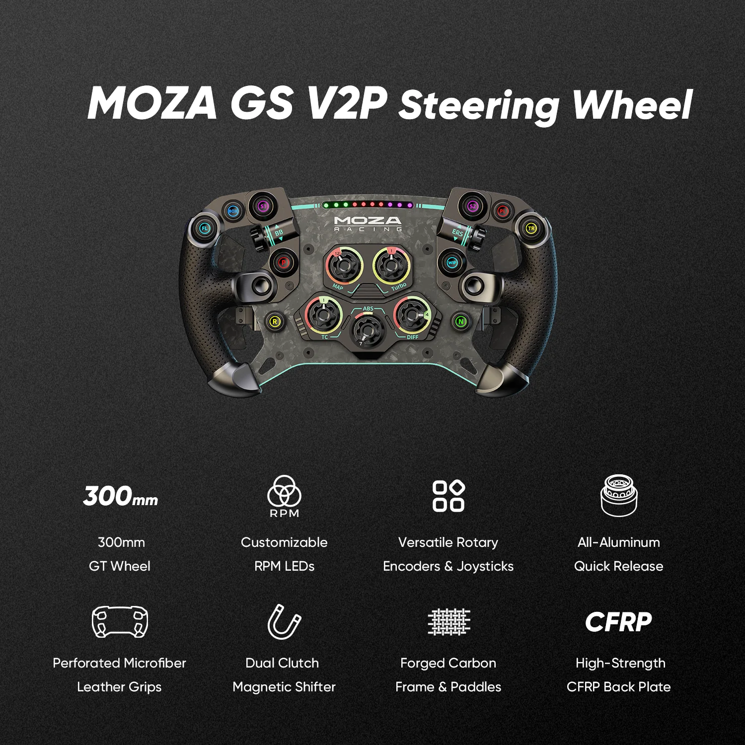 MOZA GS V2P GT Wheel - Image 5