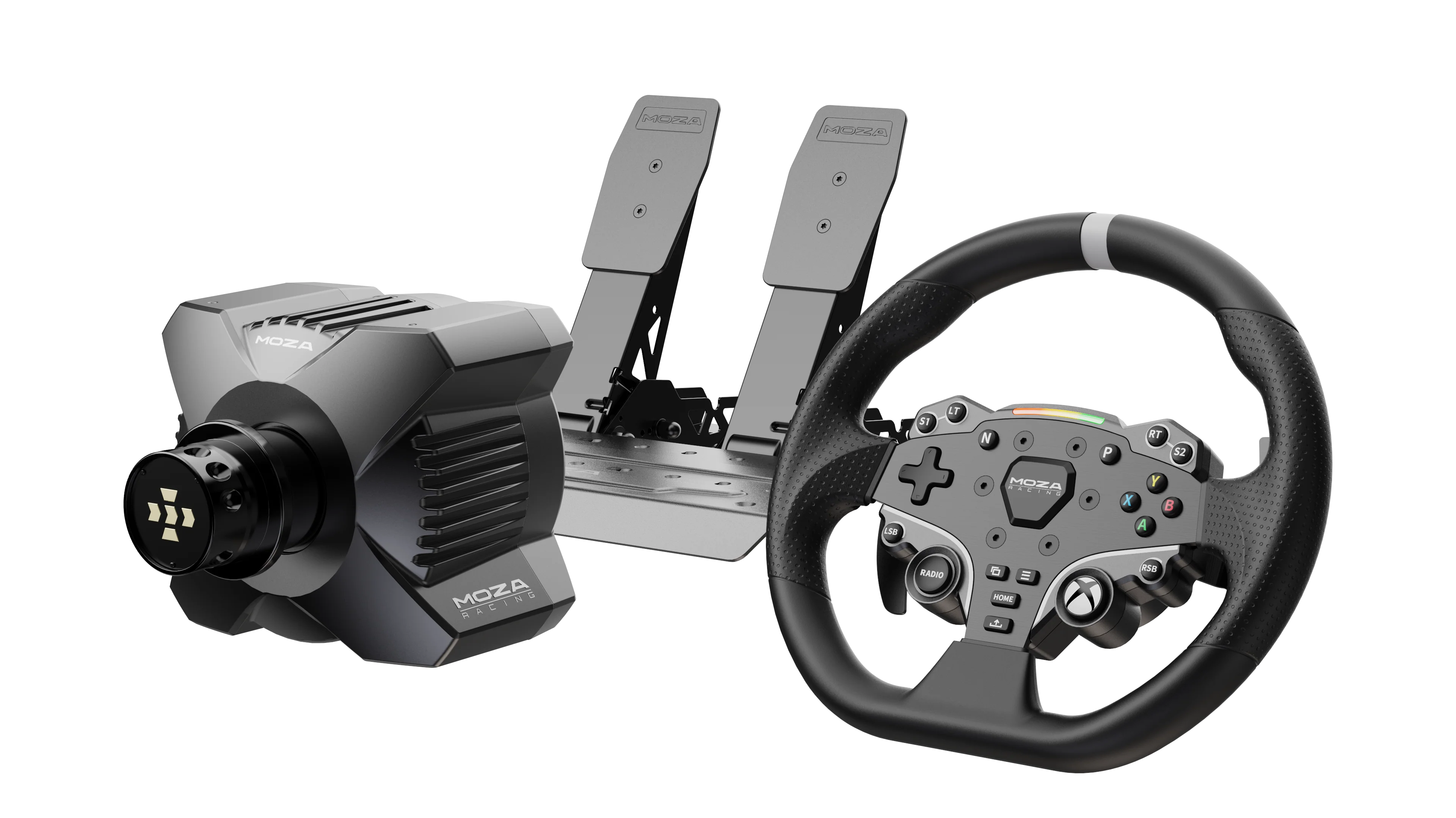 MOZA R3 Racing Wheel and Pedals for Xbox & PC - Image 3