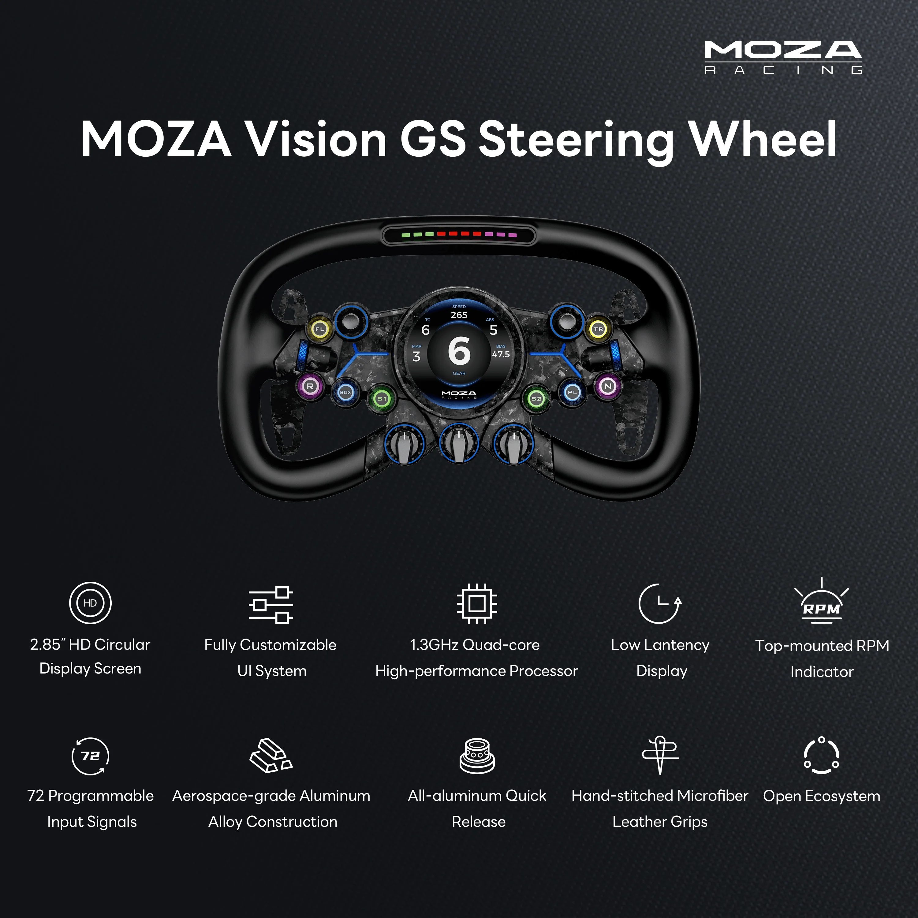 MOZA Vision GS Wheel - Image 3