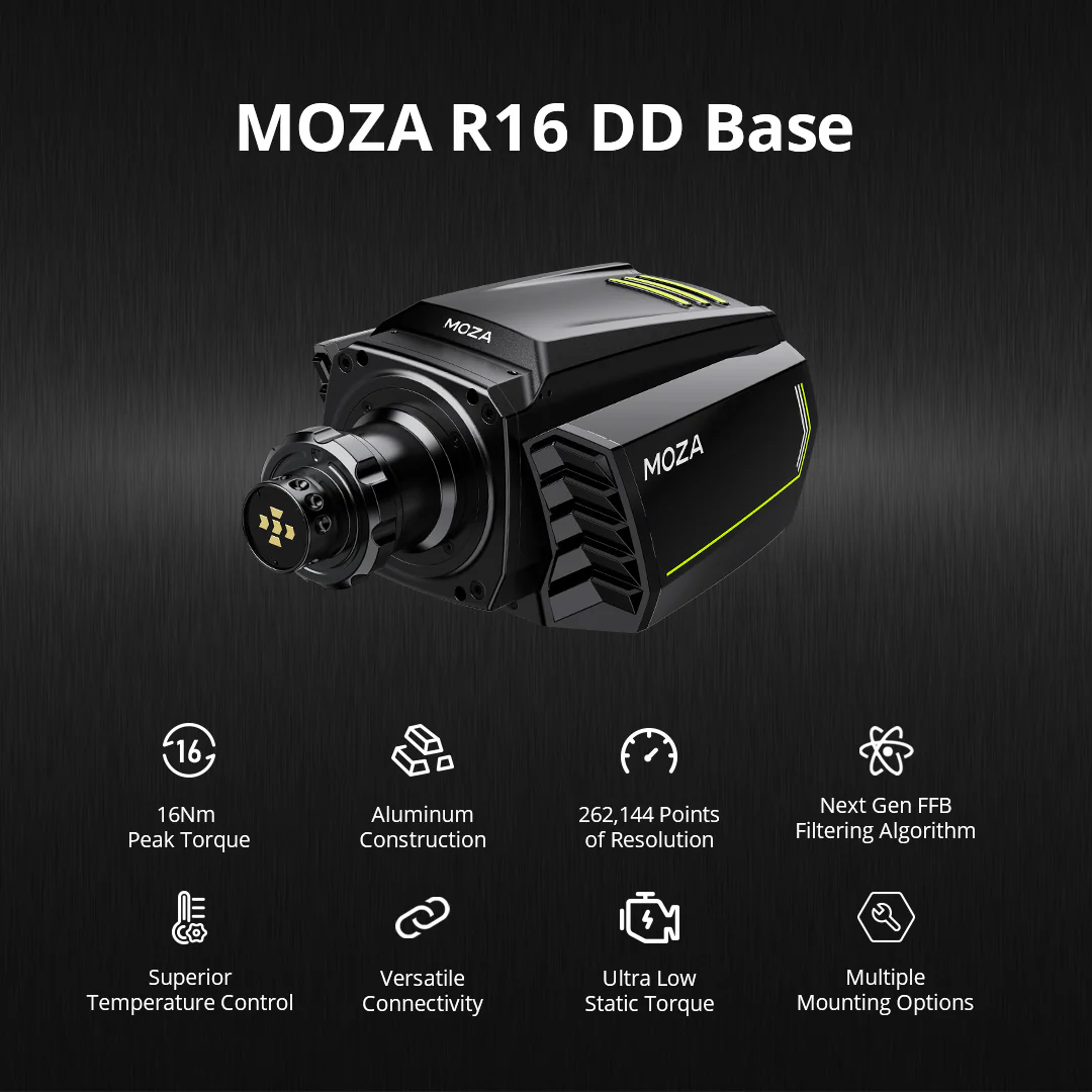 MOZA R16 Wheel Base V1 (Open Box Demo Unit) - Image 3
